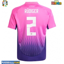 Deutschland Antonio Rudiger #2 Auswärtstrikot EM 2024 Kurzarm